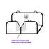 Funda de Asiento VISION RED *Rocky Negro*